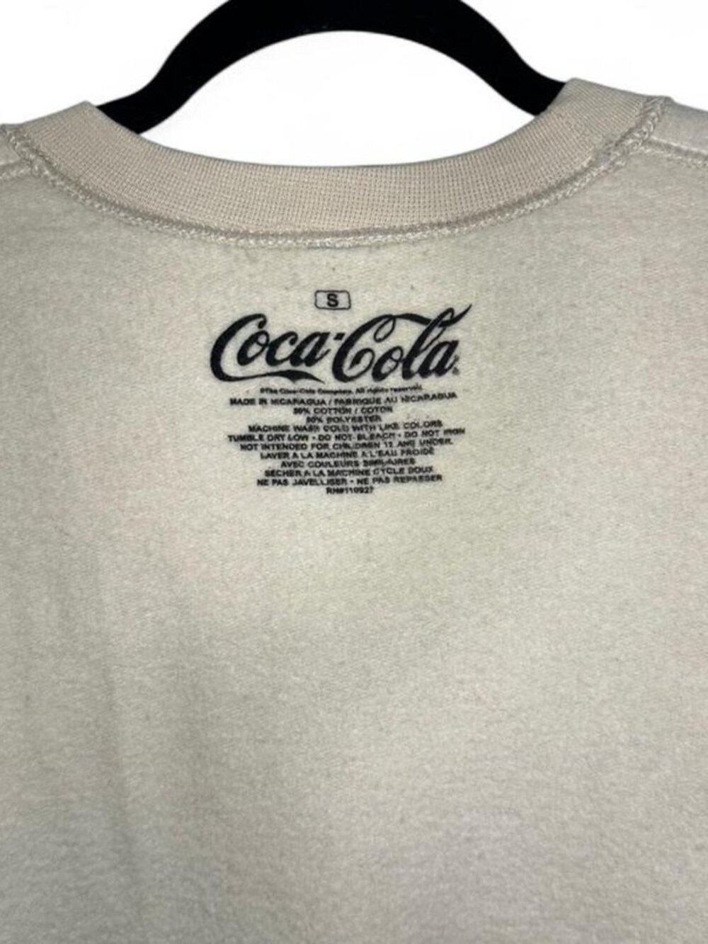 Coca Cola Off-White Crewneck Sweater - Picture 3 of 5